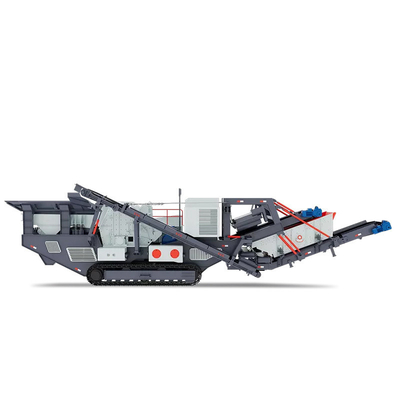 200 Tph Portable Mobile Impact Crusher Anlage mit lebenslangen Ersatzteilversorgung