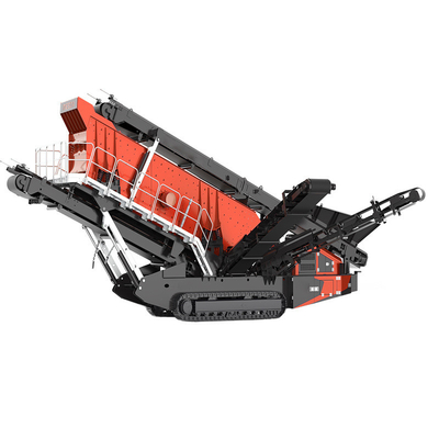 Hard Stone Tracked Mobile Jaw Crusher mit Vibratorschirm lebenslange Ersatzteilversorgung