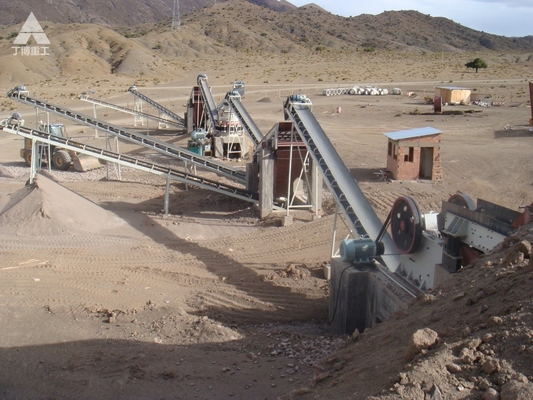 Motorleistung 55-75kw Kieferbrüchestation für Kalksteinbeton Basalt Granitbrücher