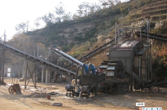 Standardabbauwerk für die Produktion von Steinaggregaten im Bergbau