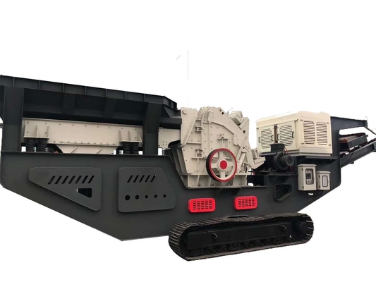 50-100 mm Auslassgröße Portable Integration Type Impact Crusher für Steinbrüche