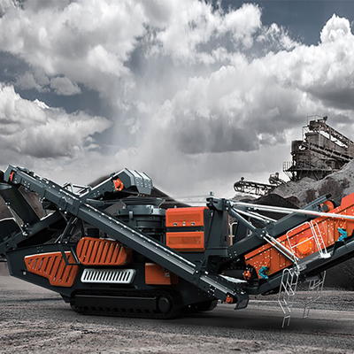 Hard Stone Tracked Mobile Jaw Crusher mit Vibratorschirm lebenslange Ersatzteilversorgung