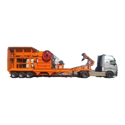Entwurf eines mobilen Brechers für Kalkstein/Granit/Flussstein/Basalt mit einer Kapazität von 150-300 t/h