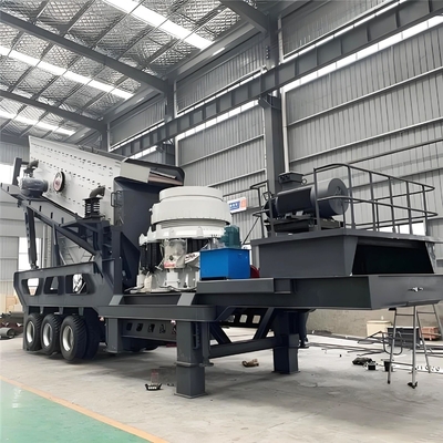 70-300 tph Steinherstellungslinie Crawler Mobile Kegelbrücher mit fortschrittlicher Technologie