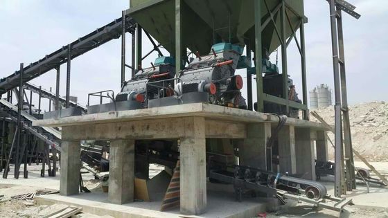 PC4008-75/PC4012-90/PC4012-90L/PC4015-132 Kalkstein-Gips-Hammermühle Maschinenlinie