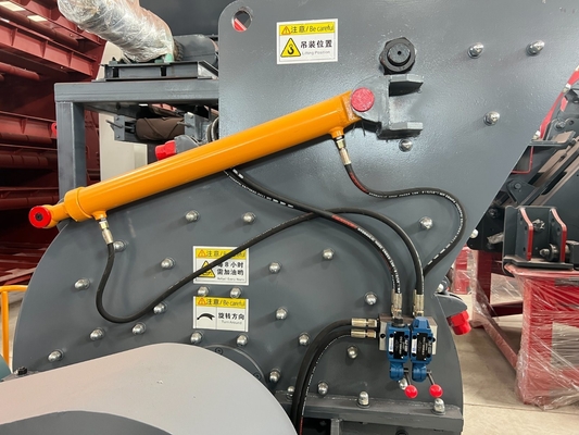 Erzmaterialien PC Grobpulver Hammermühle Produktionslinie bei 550-800 mm Drehgeschwindigkeit
