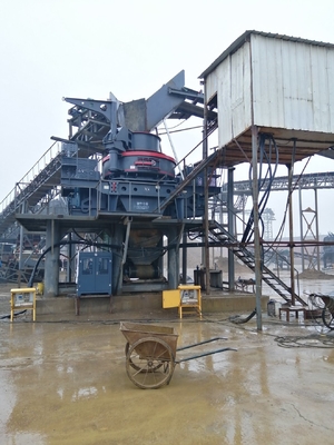 Quarzstein Granit Basalt Diabase VSI Vertikaler Schacht-Einschlagschleuder 0-35mm Eingangsgröße
