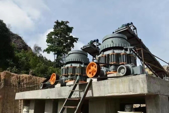 30-280kw Motorleistung Anpassung Frühlings-Kegel-Kremser für mittlere Härte brüchiges Erz