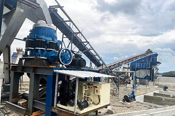 Hydraulischer Steinsteine-Kegel-Kremmer mit 160-400kw Motorleistung und technischer Anleitung
